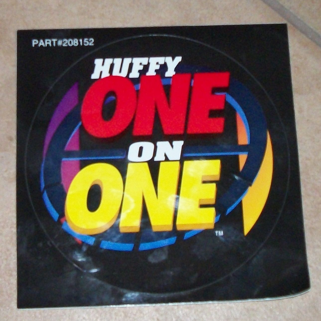 huffy bike sticker one on one new Decals, Stickers