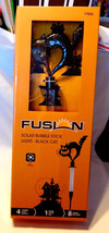 Solar LED Black Cat Bubble Stick By Fusion #17933 37&quot; Tall 8 Hr Run Time 9N - $15.49