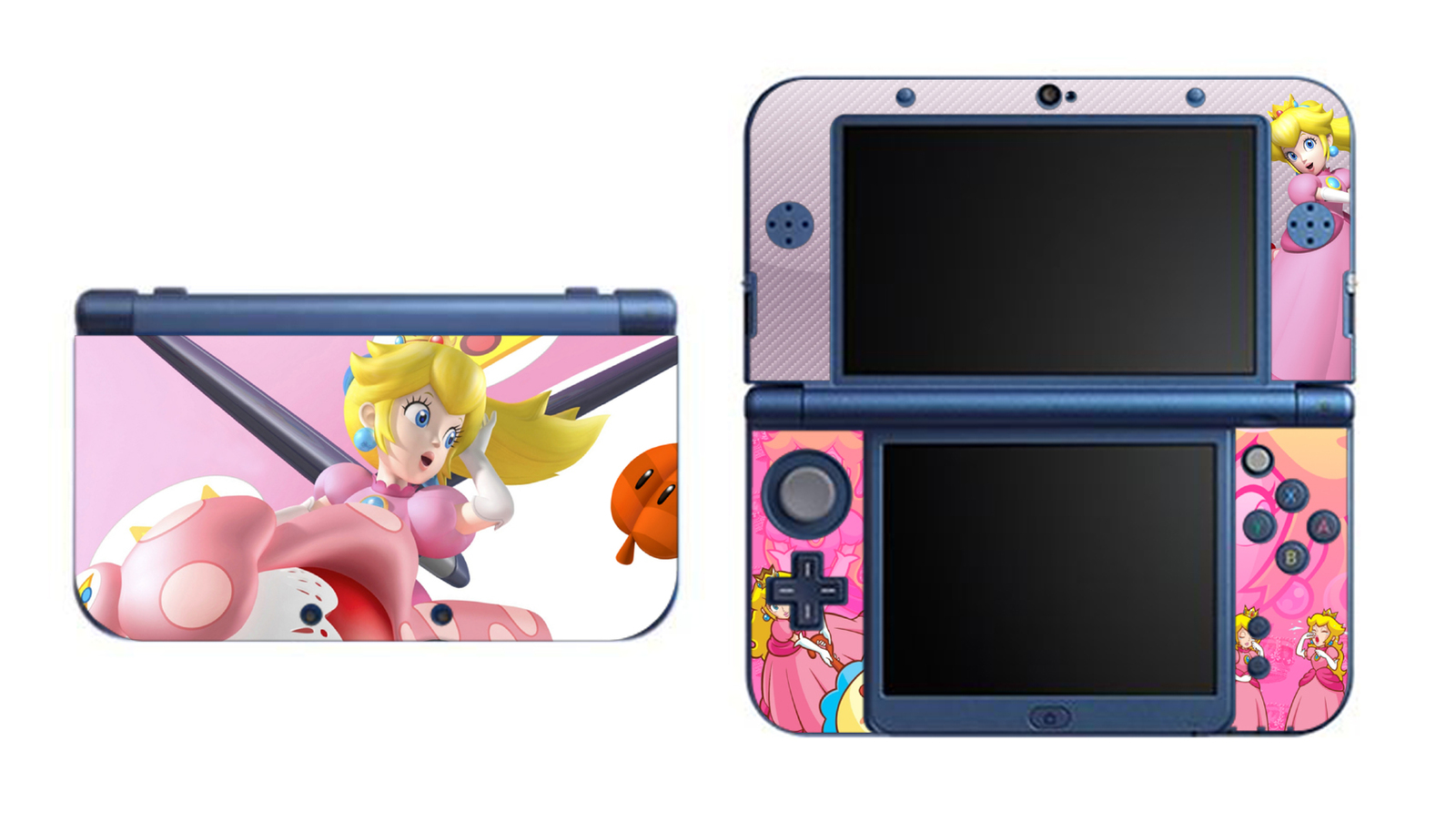 Mario Princess Peach NEW Nintendo 3DS XL LL Vinyl Skin Decal Sticker
