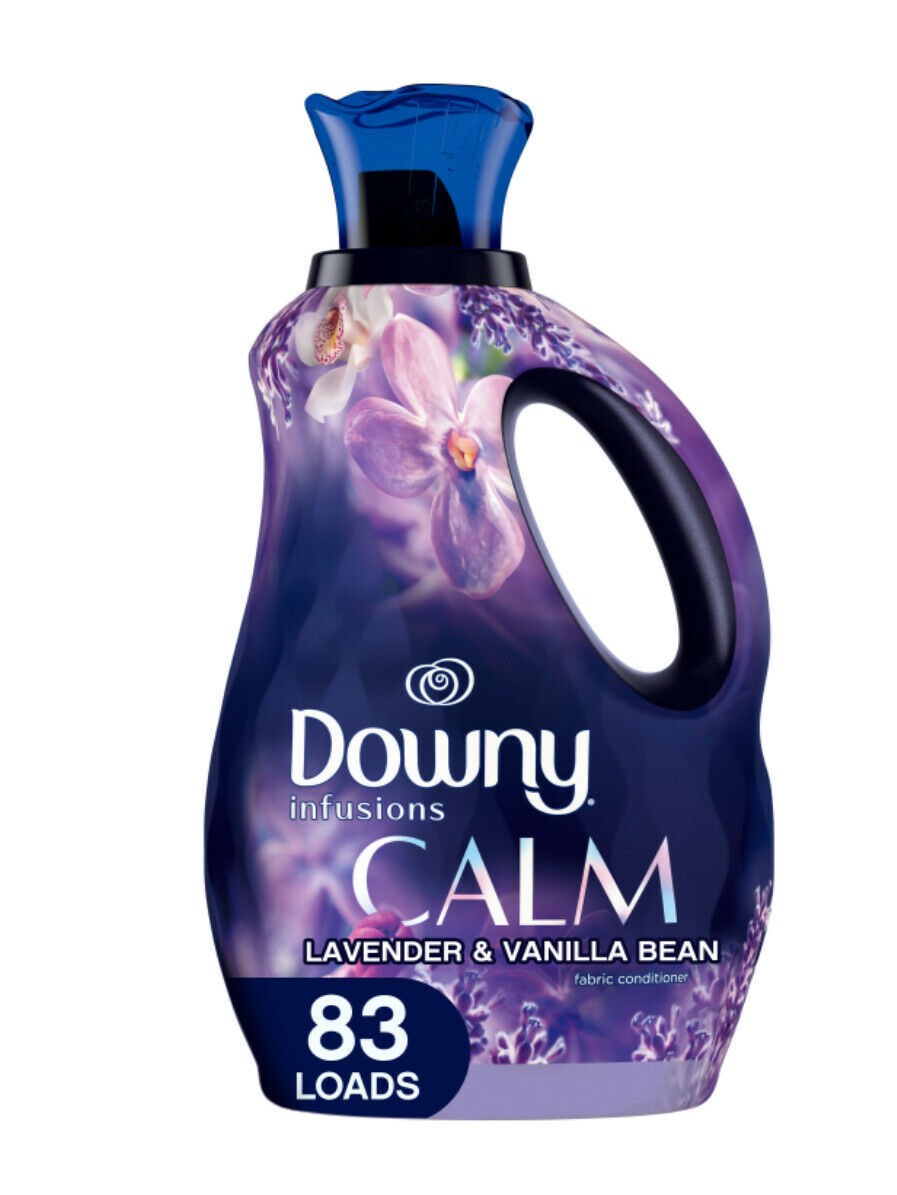 Primary image for Downy Infusions Calm Lavender & Vanilla Bean Fabric Softener, 56 Oz, 83 Loads