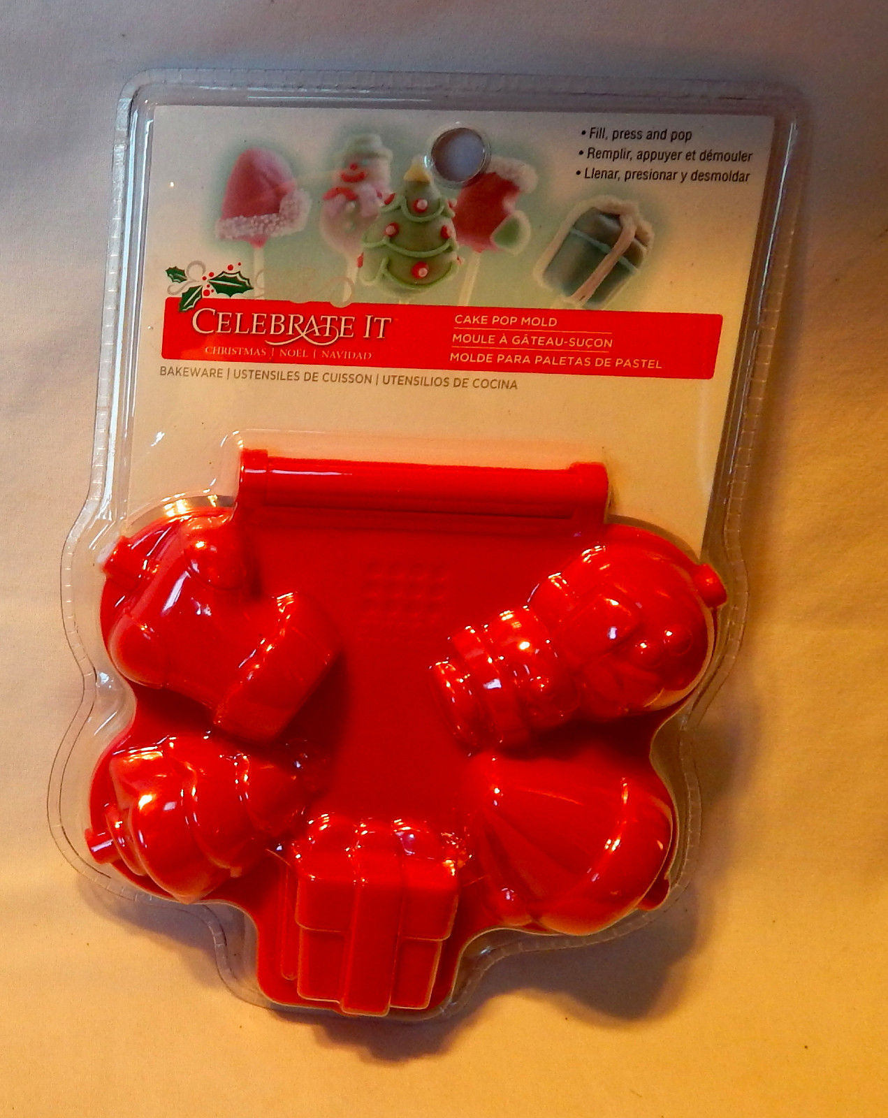 Celebrate It Christmas Cake Pop Mold And Similar Items