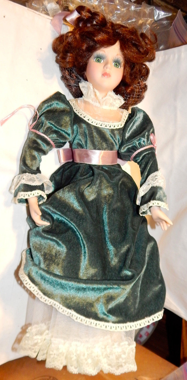 1998 Porcelain Collector Doll Gloria Janel House of Lloyd Xmas Around