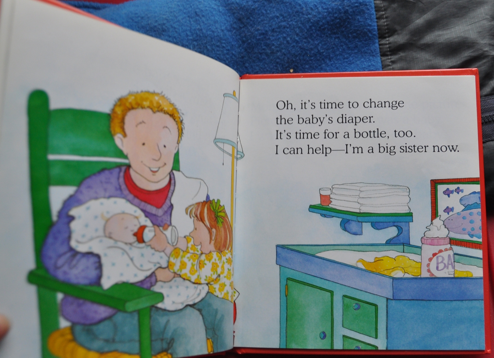 Helping Sibling New Baby I'm a Big Sister Book by Joanna Cole