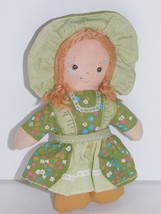 Knicker Bocker Holly Hobbies Friend Amy Plush Doll Small Green Vintage - $16.00