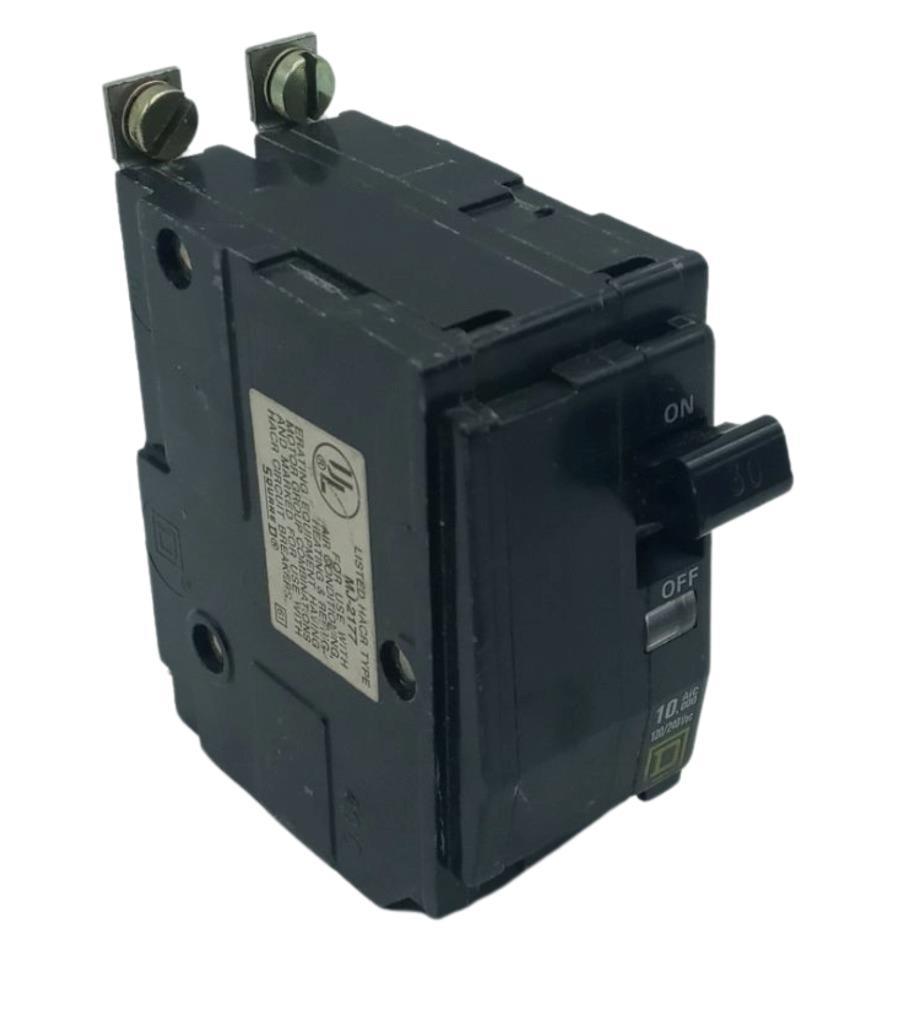 Square D QOB230 2 Pole Tandem Circuit Breaker 30A 120-240VAC 1 PH Bolt ...