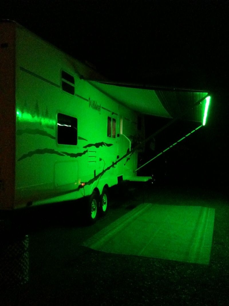 2X BRIGHTNESS RV or CAMPER Awning LED Lights Motorhome Canopy