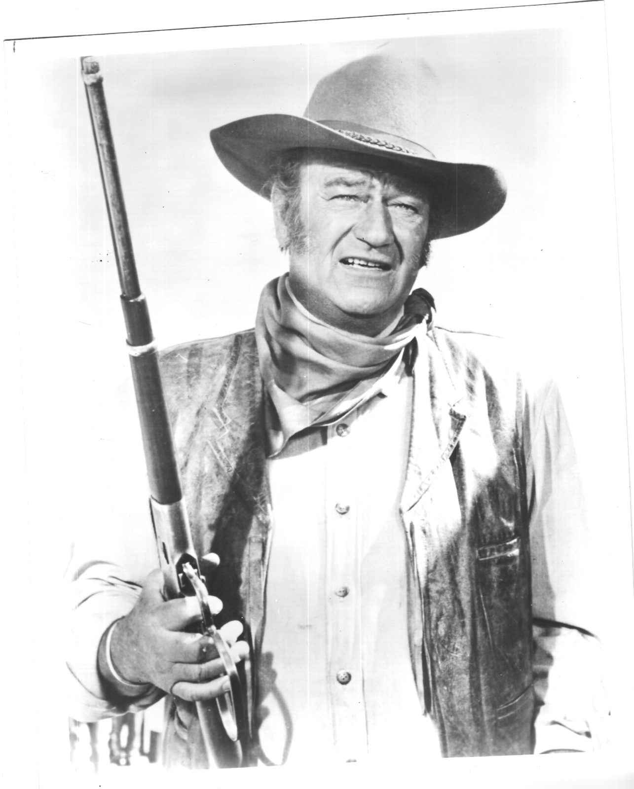 Undefeated John Wayne EP Vintage 8X10 BW Western Movie Memorabilia ...