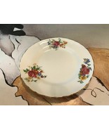 Vintage Tuscan Fine Bone China Rose Floral 7&quot; Plate In Pristine Condition. - $10.88