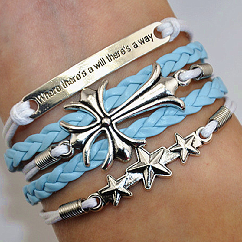 Jesus religion belief bracelet cross bracelet women jewelry girl boy