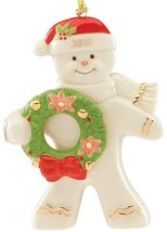 Lenox 2020 Gingerbread Man Ornament Figurine Annual Wreath Christmas RAR... - $60.00