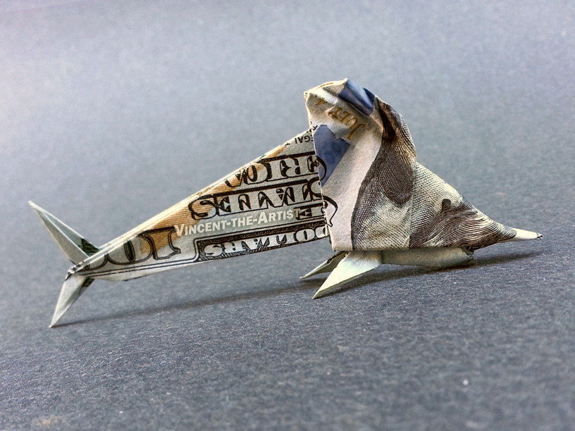 Swordfish Money Origami Fish Animal Dollar And 50 Similar Items