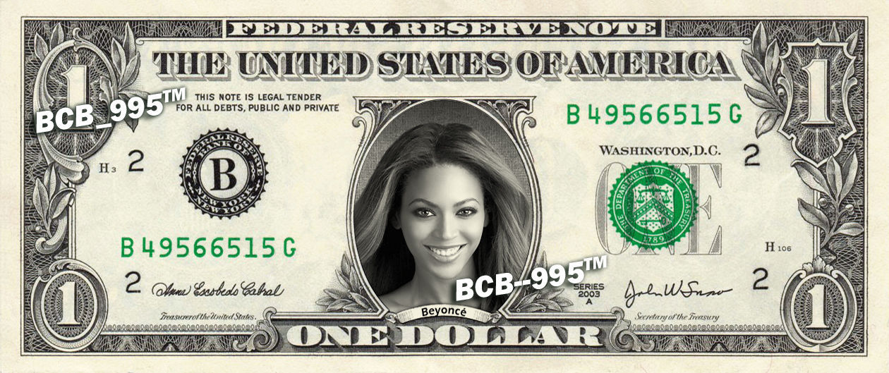 CELEBRITY on REAL Dollar Bill 1 Celebrities Bill Custom Cash Money V