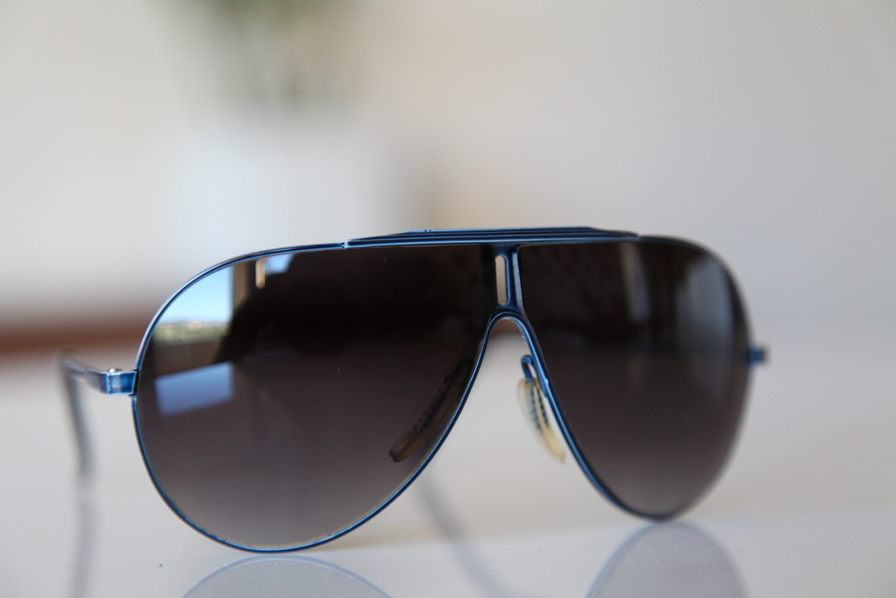 Vintage Aviator Sunglasses Maroon/ Ultra Marine Blue LOT OF 2 PIECES