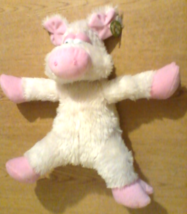 Plush Pig Squeezable Huggable Squooshy Fluffy Sparkle Furry Pink Pig Stu... - £30.02 GBP
