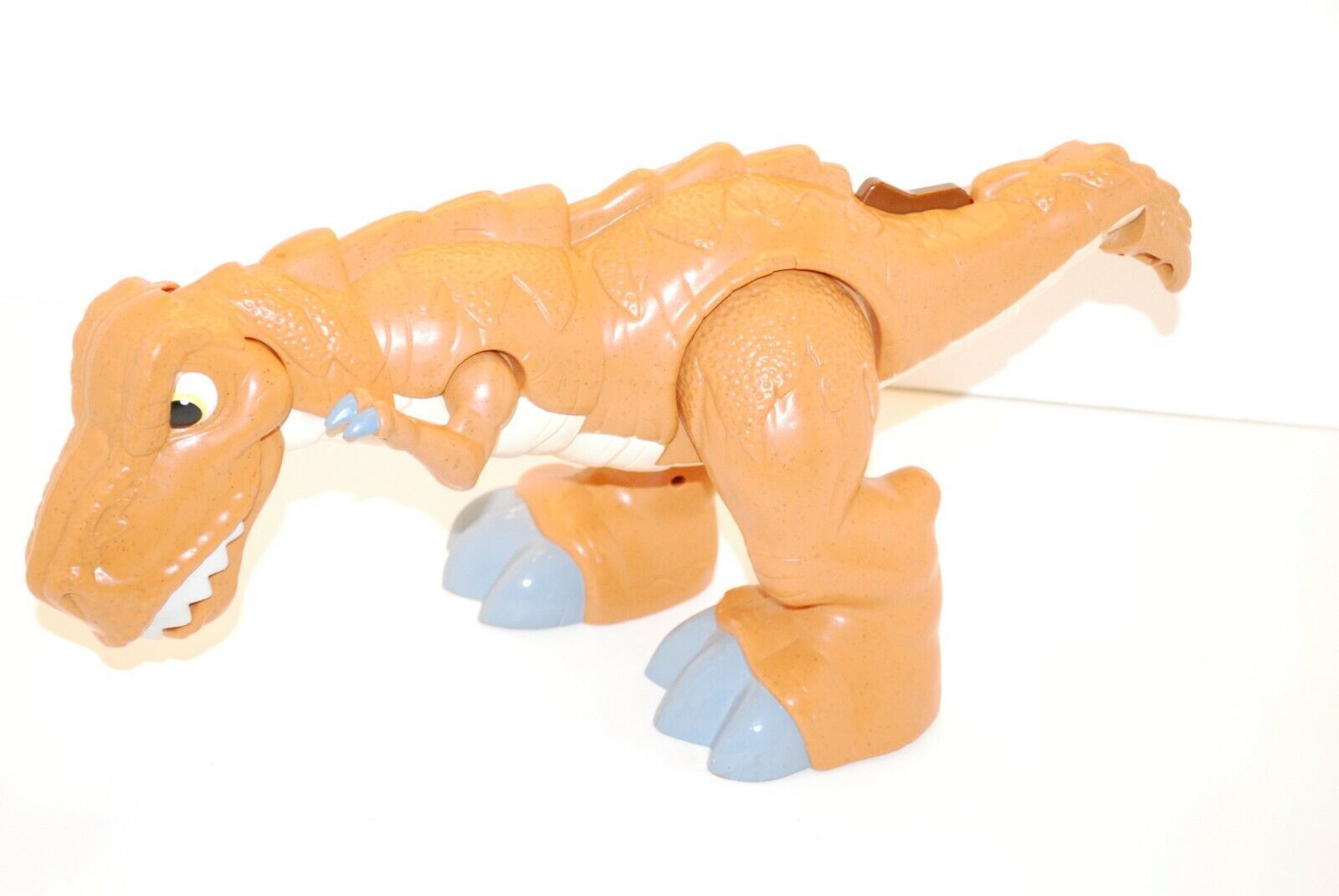 Fisher Price Mattel 2011 Tan 19" Imaginext TRex Roaring & Moving