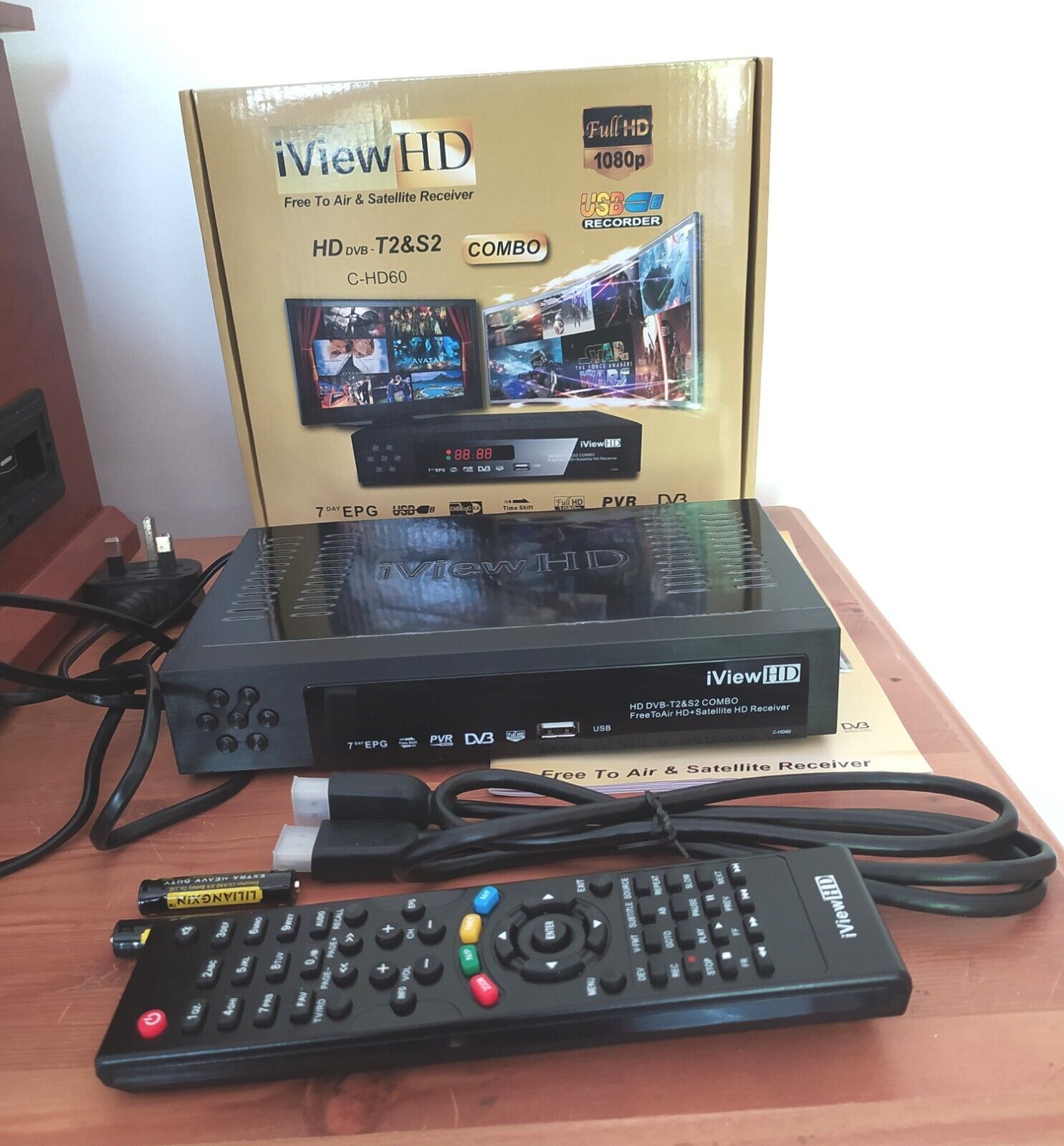 iView HD C-HD60 DVB-T2&S2 Satellite Receiver and similar items