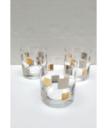Fitz and Floyd Mid Century Modern Cocktail Glasses Set Of 3 - $35.63