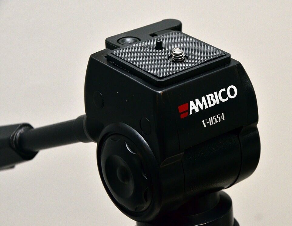 Quick Release Plate customized for Ambico V-0542 V-0543 Tripod with Fluid Head 
