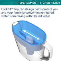 PUR PLUS Water Pitcher Replacement Filter with Lead Reduction (3 Pack), Blue  C image 12
