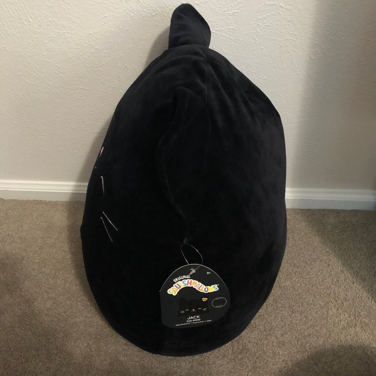 Jack the Black Cat 16” Squishmallow 1 of 500 and similar items