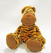 Manhattan Toy Co. Small Plush Tiger  with spots on face and feet 10&quot; Pre... - $24.83