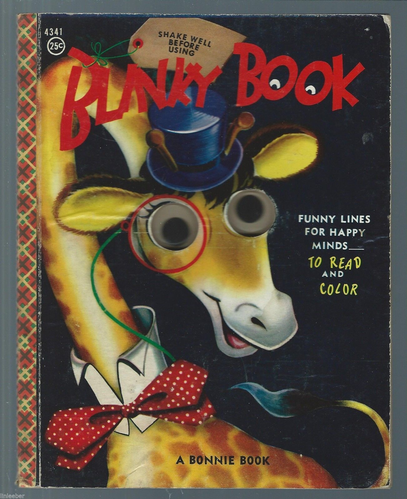 A BONNIE BLINKY BOOK 1956 Funny Lines For And 50 Similar Items
