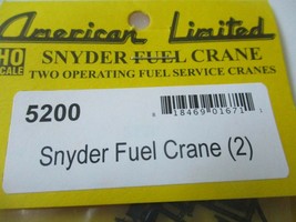 American Limited # 5200 Snyder Fuel Crane 2 Pack HO-Scale image 1