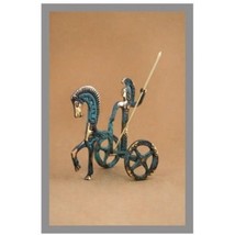 Ancient Greek Bronze Museum Statue Replica of Athena on Carriage of the Sun(113) - $43.90