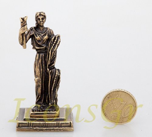 Ancient Greek Zamac Miniature Statue of Dimitra (Gold) [Kitchen]