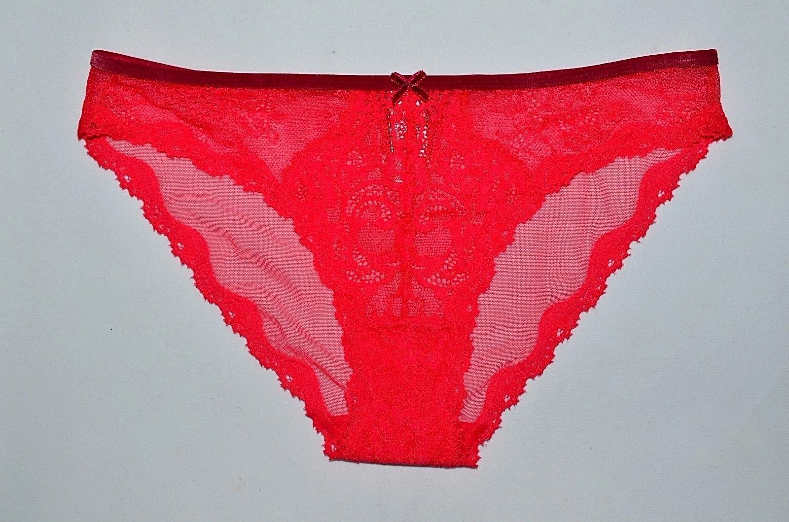 VICTORIA/'S SECRET BLACK NUDE MESH LACE CUT OUT M STRAPPY CHEEKINI PANTIES PANTY
