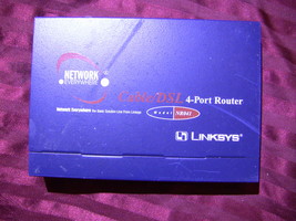 Linksys Network Everywhere NR041 Cable/DSL 4-Port Router Needs 5V Power Cord - $8.29