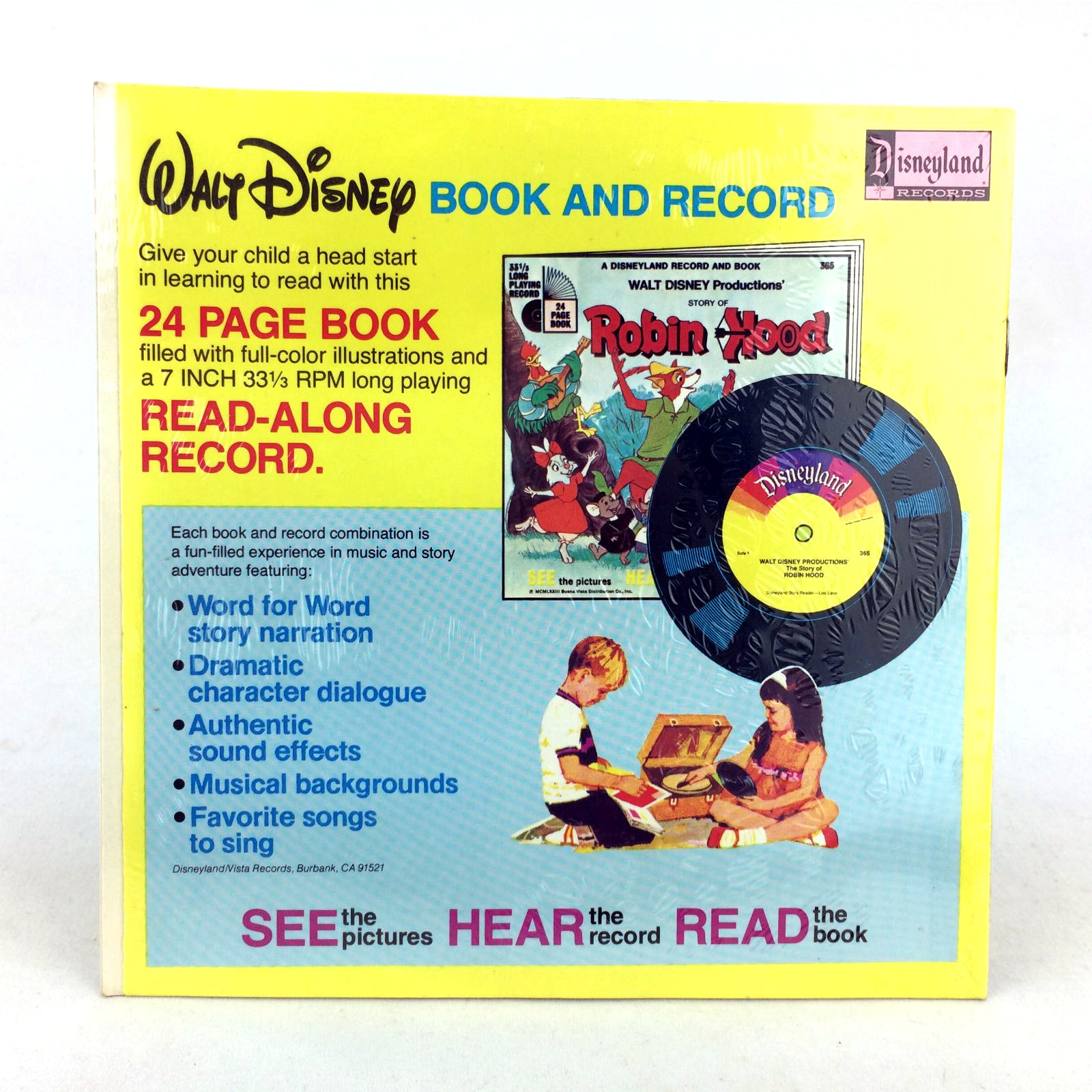 Lot 2 The Jungle Book & More Read Along Story Vinyl Record Vintage 70s