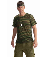 COMBAT HERO CAMOFLAGE T-SHIRT ADULT ONE SIZE FITS UP TO CHEST 42 - $14.85