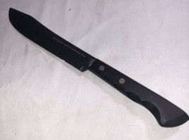 EKCO Butcher Knife Flint Stainless Steel Vandium Wood Handle 7" Blade (damage) - $11.26