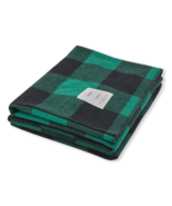 Woolrich Rough Rider Iconic Buffalo Luxury Throw Blanket (50&quot;x60&quot;) Green... - $349.99