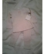 Girls Top &amp; Pants 12M Starting Out Wheat Embroidery Long Sleeve   NWT - $8.91