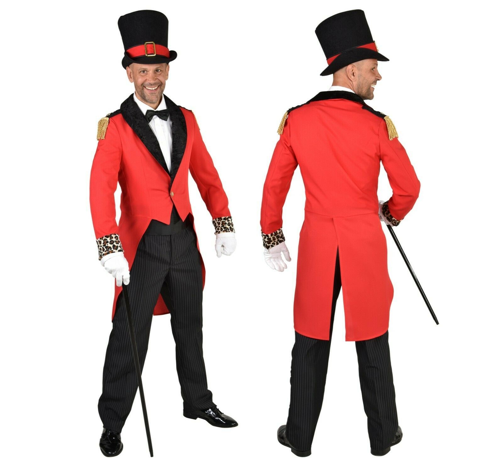 Greatest Showman / Circus Ringmaster , Tailcoat , style 3 - Small - XXL ...