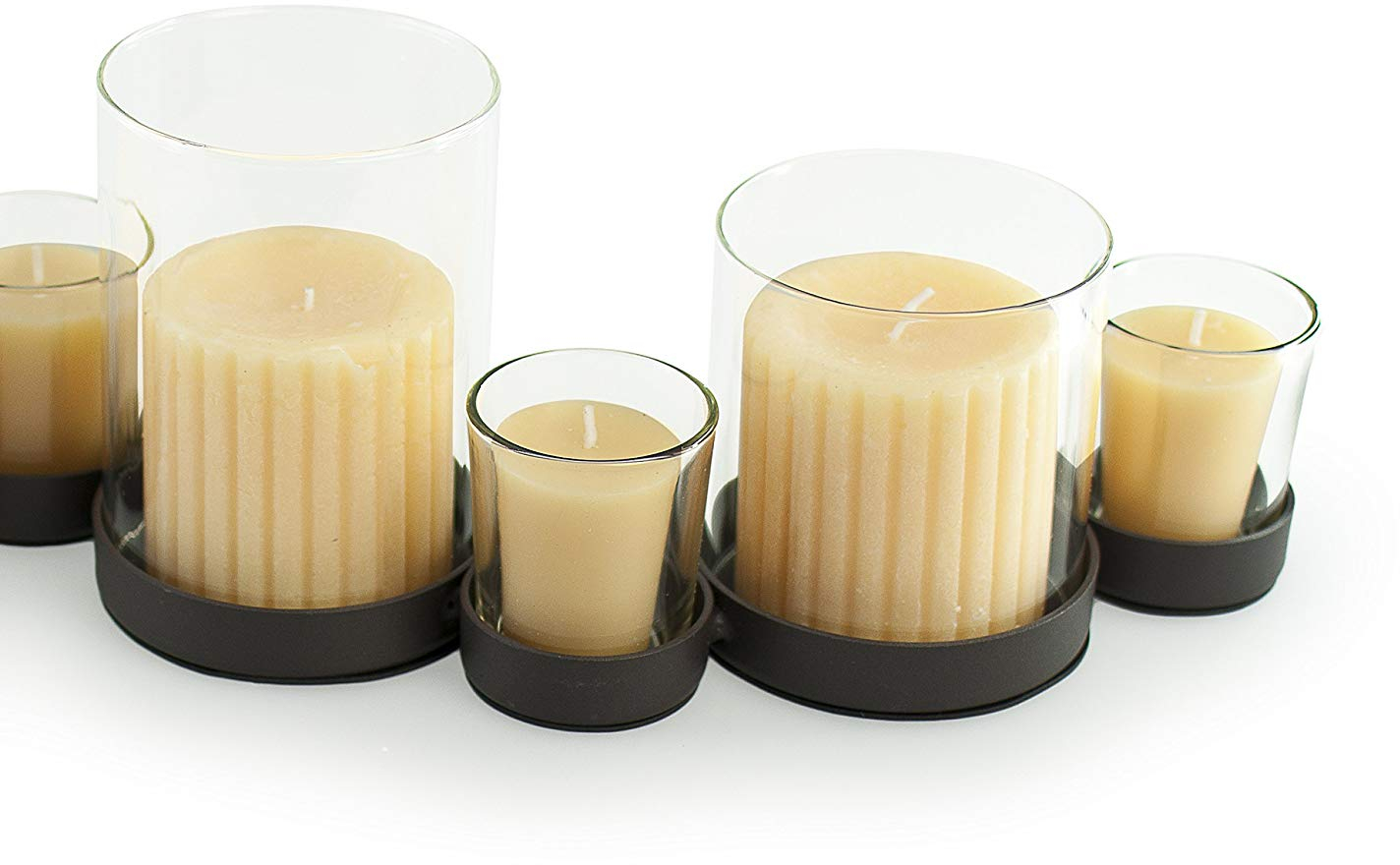 Danya B. Bubbles Candle Holder For Pillar And Votive Candles- Black ...