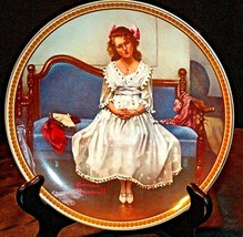 1983 “Waiting at the Dance” by Norman Rockwell Plate ( Knowles ) AA20-CP... - $39.95