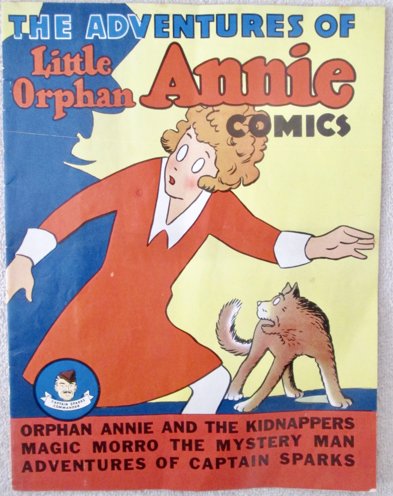 The Adventures of Little Orphan Annie 1941 comic book - Cartoon Character