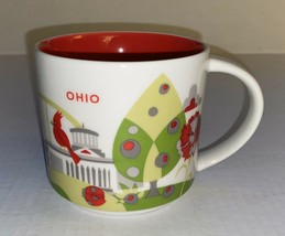 Starbucks Ohio Coffee Cup Mug “You Are Here Collection” YAH 14 Oz Mug 2013 - $24.99