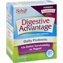 Schiff Vitamins Digestive Advantage - Daily Probiotic - 50 Capsules, Hea... - $30.36