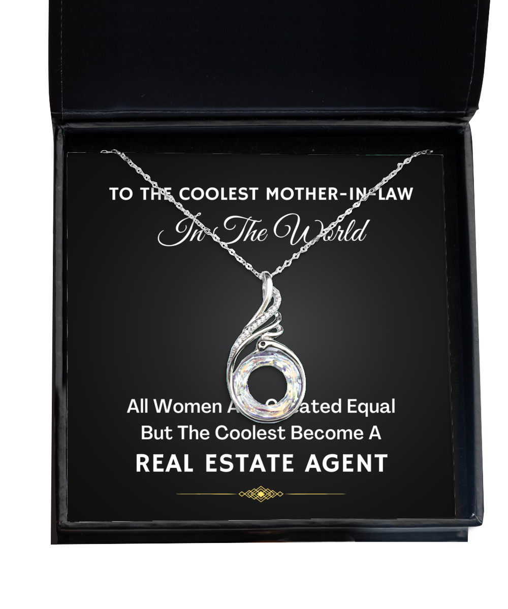 Necklace Present For Real Estate Agent Mother-in-Law - Jewelry Phoenix Pendant