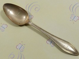 Vintage Antique pat 1912 monogramed 925 Sterling Silver Tea Spoon 21.8g - $44.55
