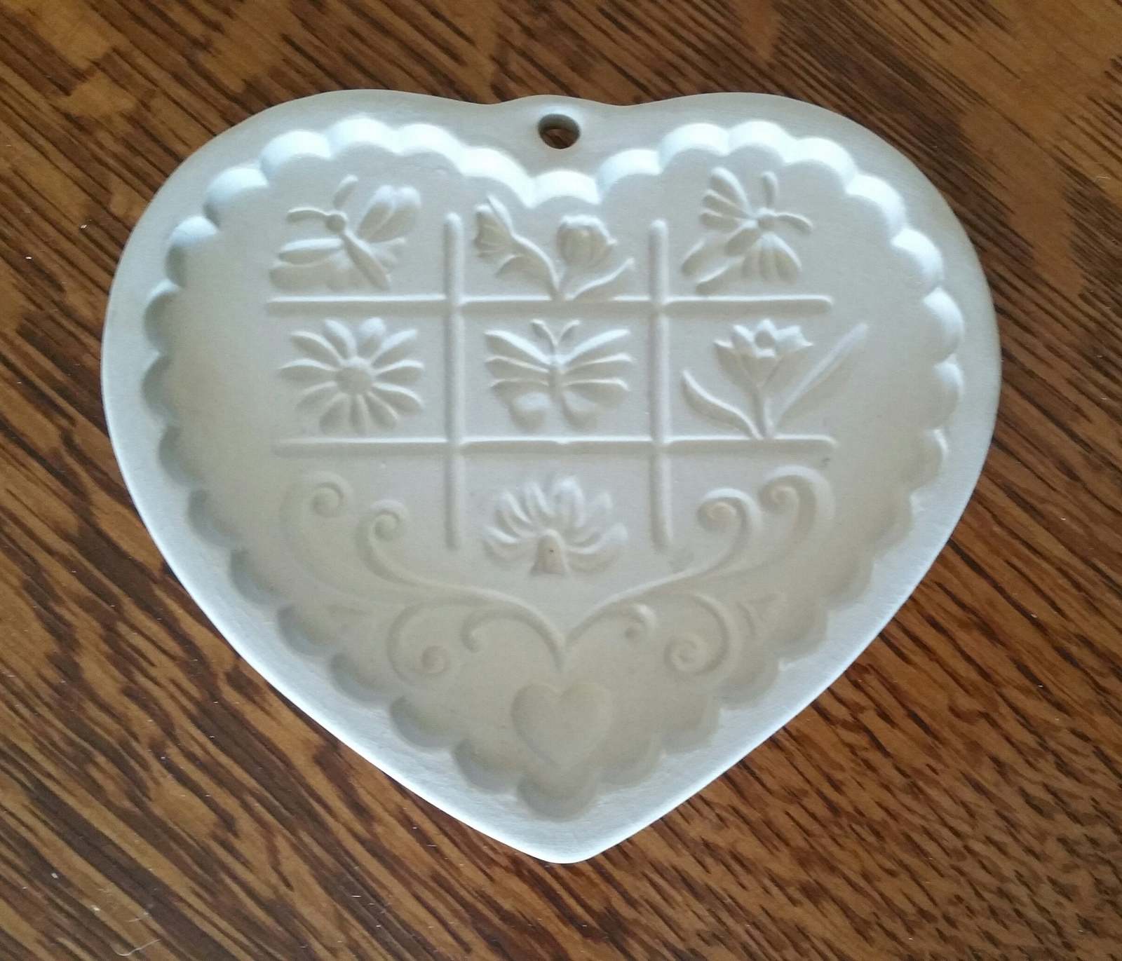 Gardens of the Heart Cookie Mold Pampered Chef circa 1996 Molds