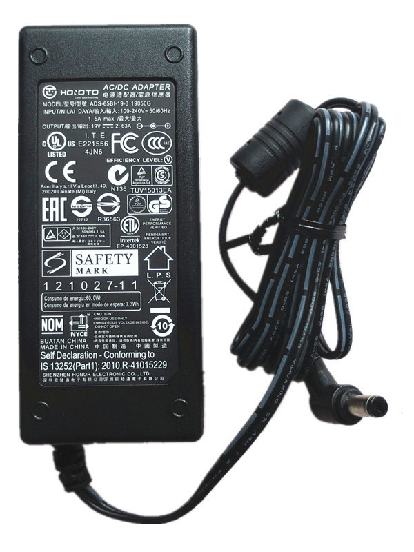 ViewSonic LED VX2753MH VS13918 LED VX2453MH VS13816 Power Charger AC