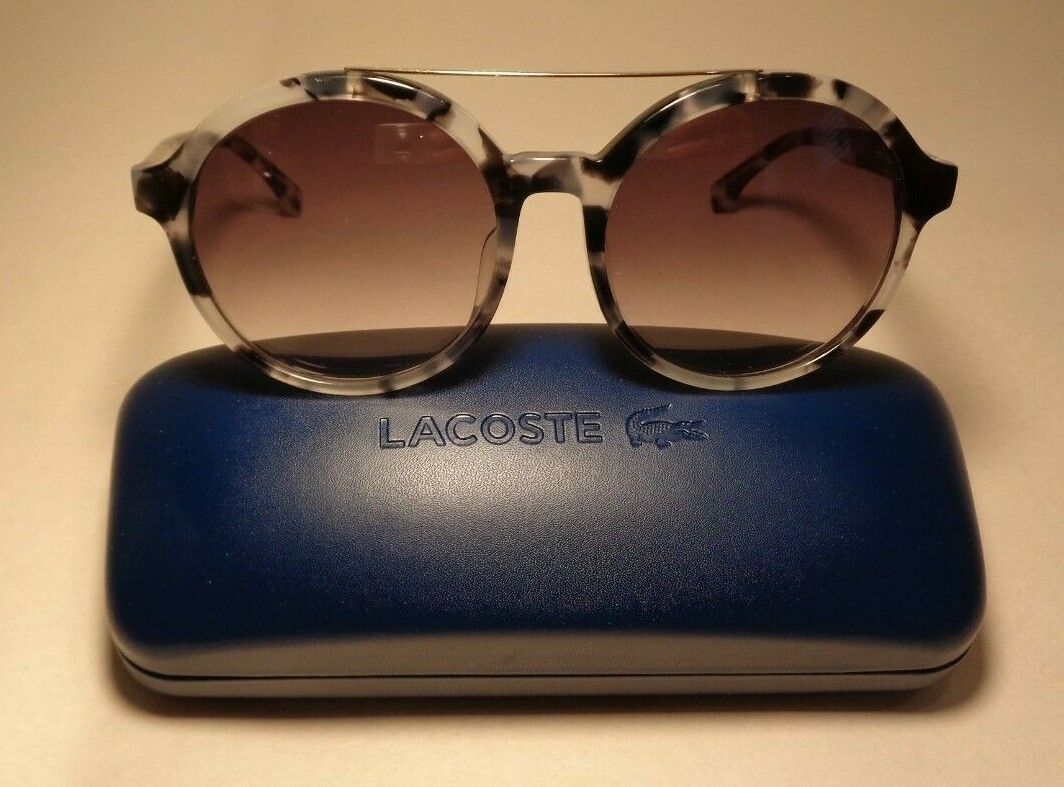 Lacoste L837SA Grey Havana New Women's Sunglasses