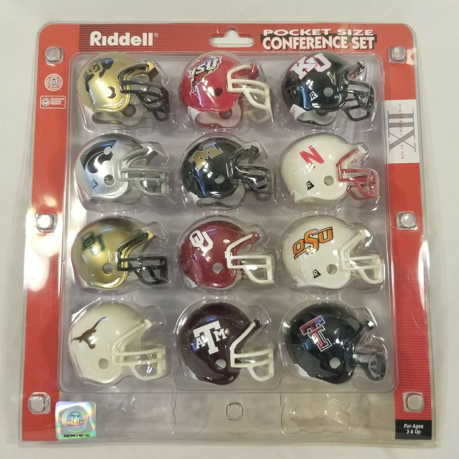 Big 12 Mini Helmets 2024 - Jean Robbie