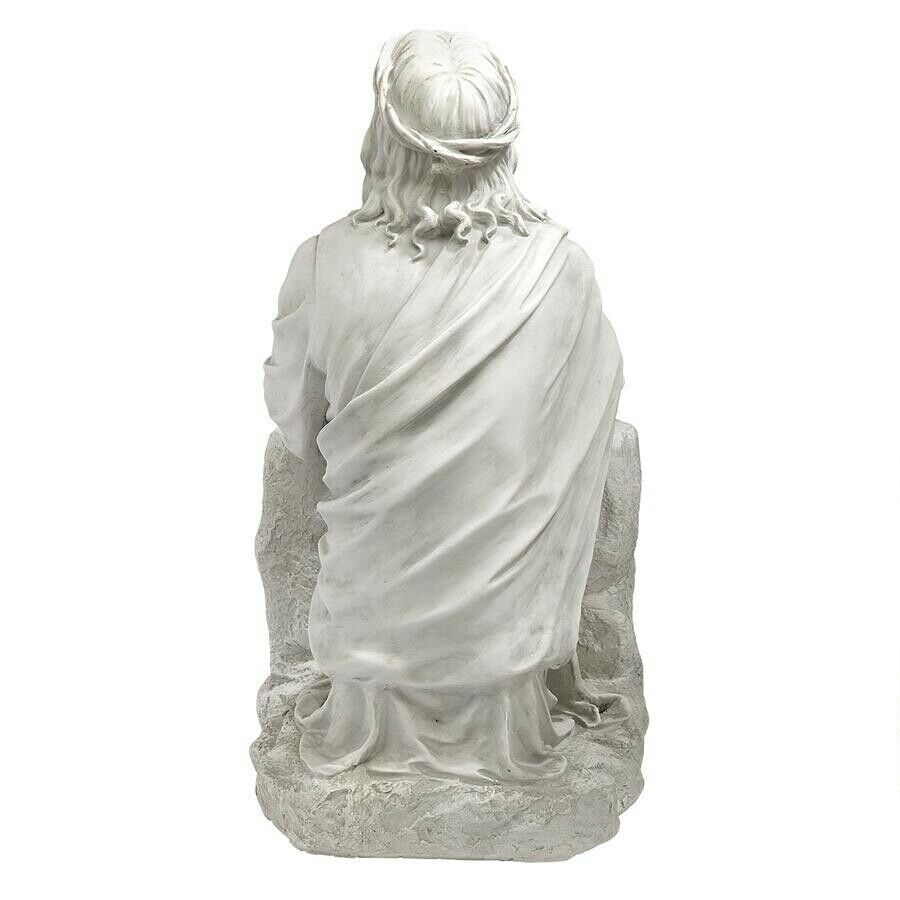 Jesus in the Garden of Gethsemane Replica 25" Garden Statue By Carlo