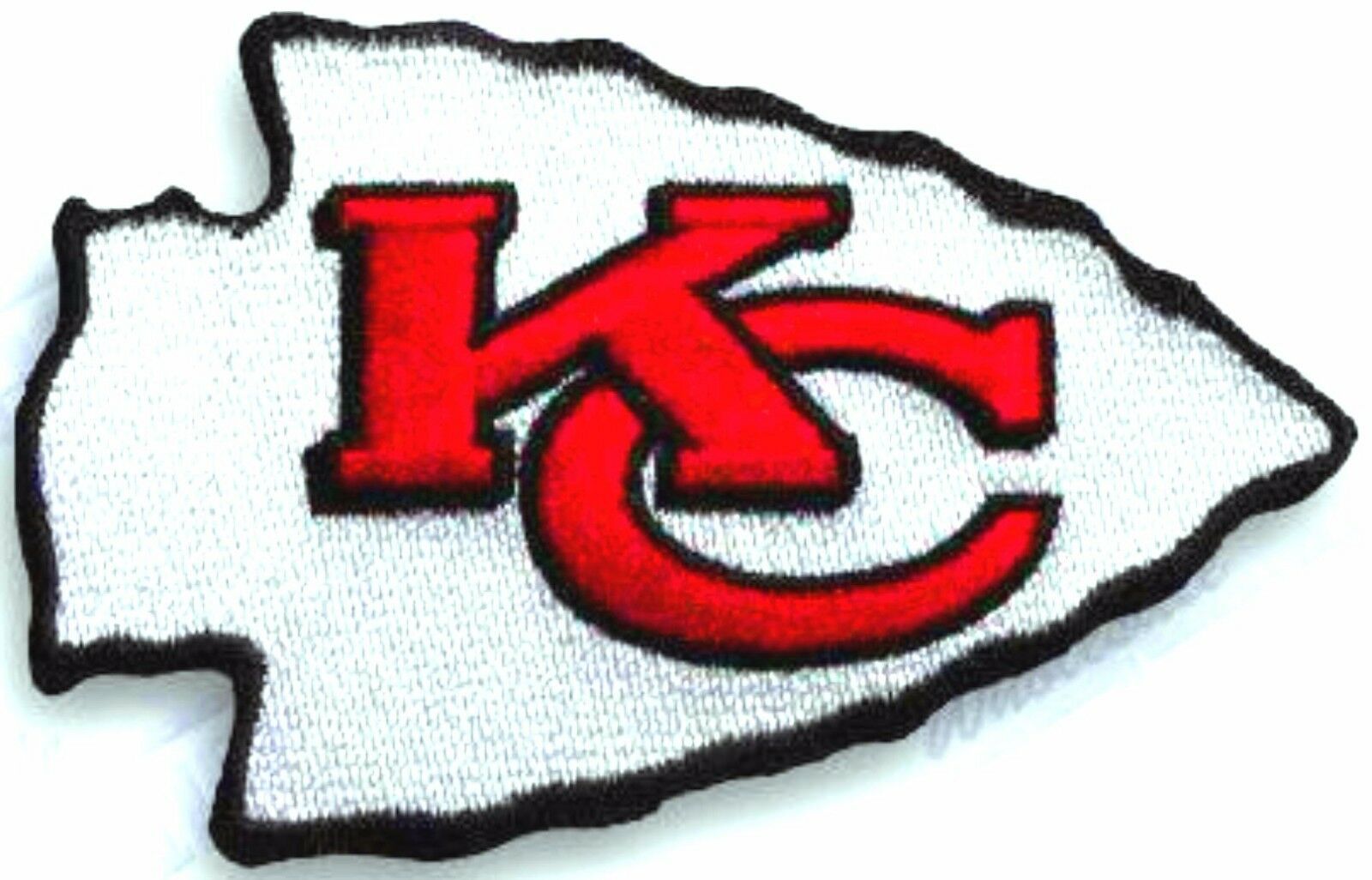 Kansas City Chiefs Iron On 100 Embroidered Patch Nfl Football Patches